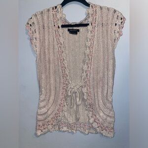 Boho women’s knit vest